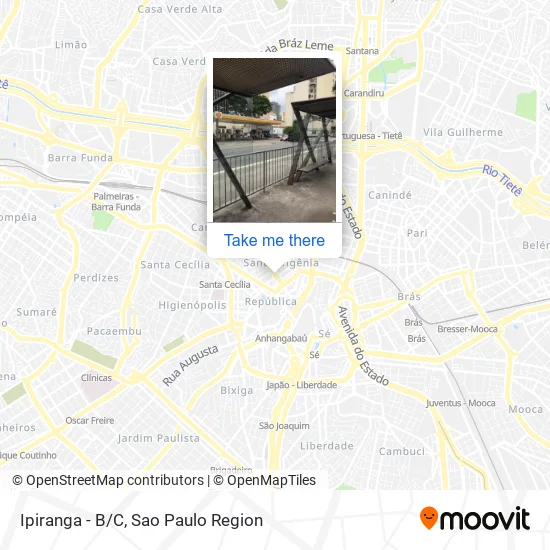 Ipiranga - B/C map