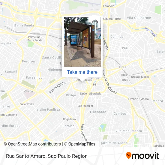 Rua Santo Amaro map