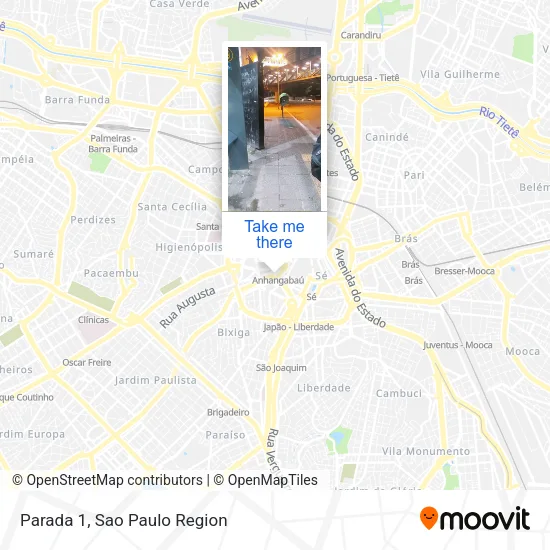 Parada 1 map