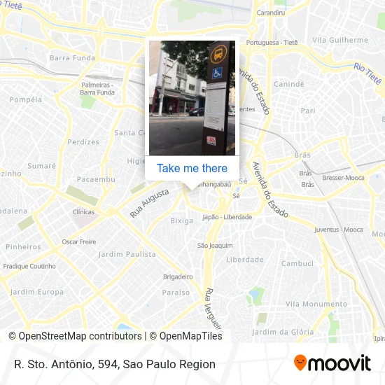 R. Sto. Antônio, 594 map