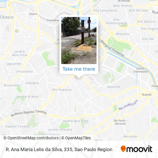 R. Ana Maria Lelis da Silva, 335 map