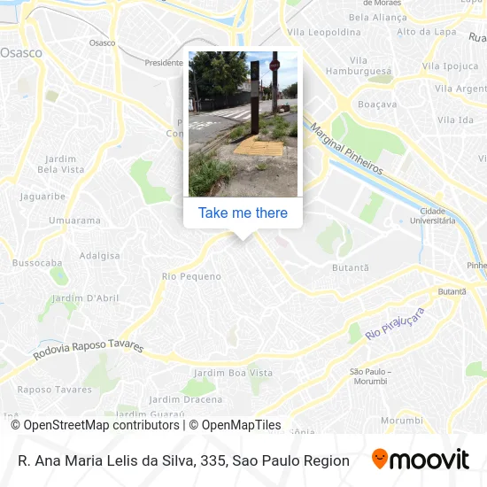 R. Ana Maria Lelis da Silva, 335 map