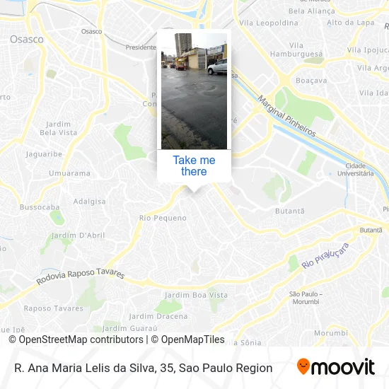 R. Ana Maria Lelis da Silva, 35 map