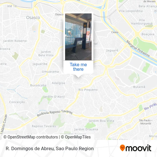 R. Domingos de Abreu map