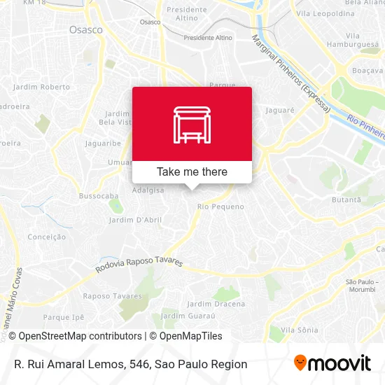 R. Rui Amaral Lemos, 546 map