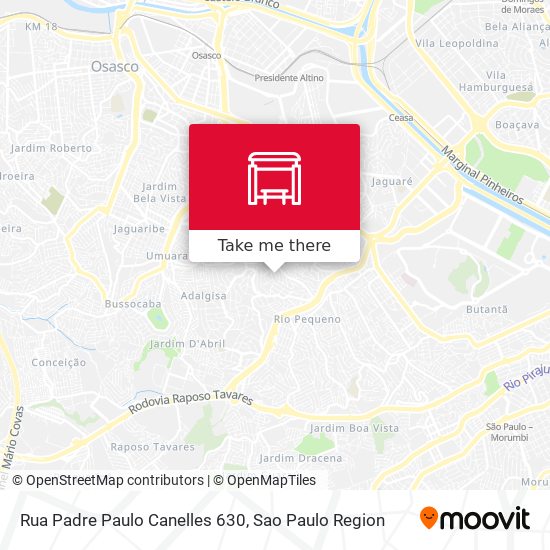 Rua Padre Paulo Canelles 630 map