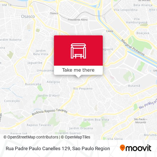 Rua Padre Paulo Canelles 129 map