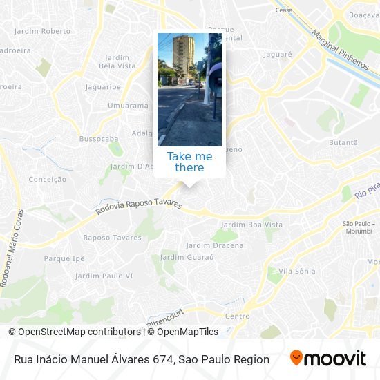 Rua Inácio Manuel Álvares 674 map