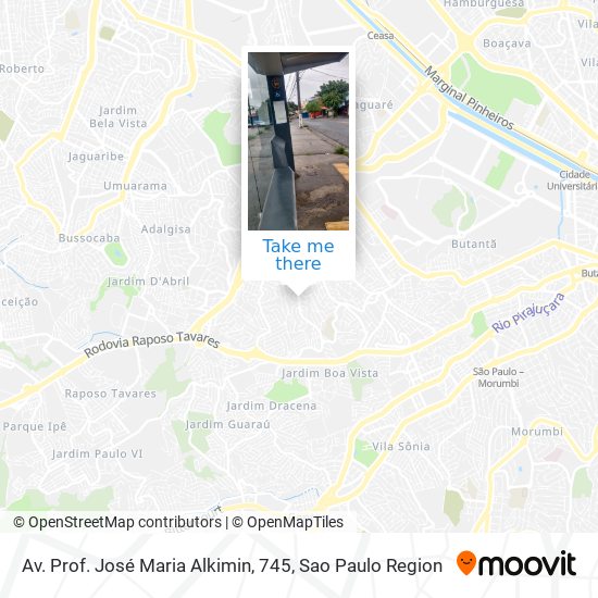 Av. Prof. José Maria Alkimin, 745 map
