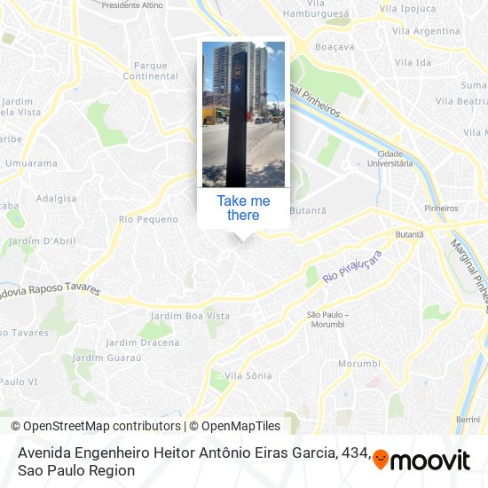 Avenida Engenheiro Heitor Antônio Eiras Garcia, 434 map