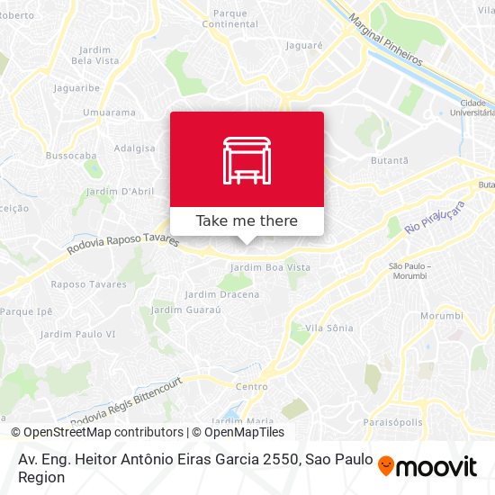 Mapa Av. Eng. Heitor Antônio Eiras Garcia 2550