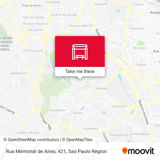 Rua Memorial de Aires, 421 map