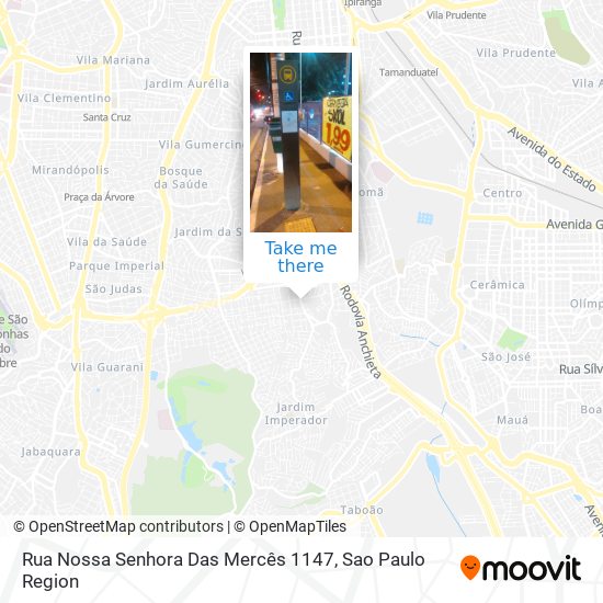 Rua Nossa Senhora Das Mercês 1147 map