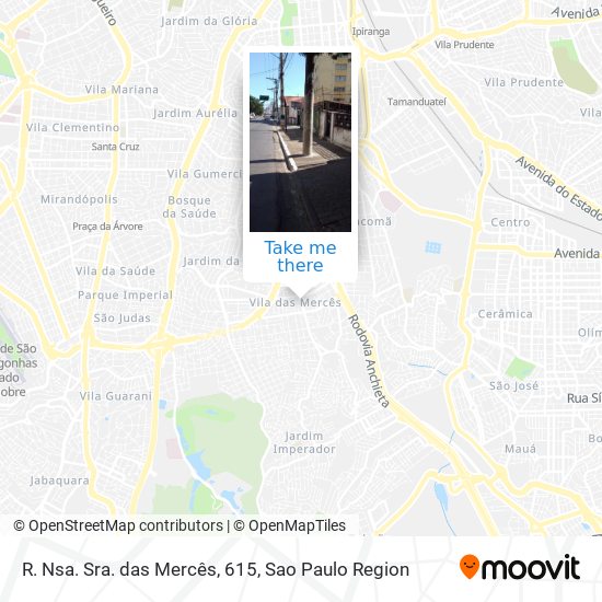 R. Nsa. Sra. das Mercês, 615 map