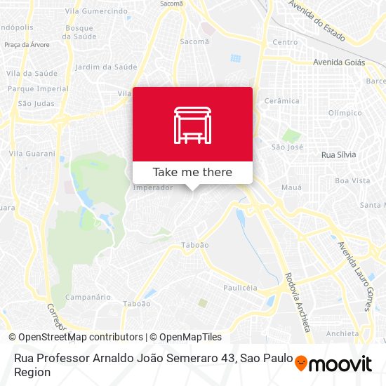 Rua Professor Arnaldo João Semeraro 43 map