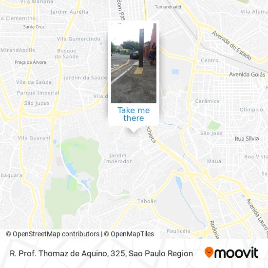 R. Prof. Thomaz de Aquino, 325 map