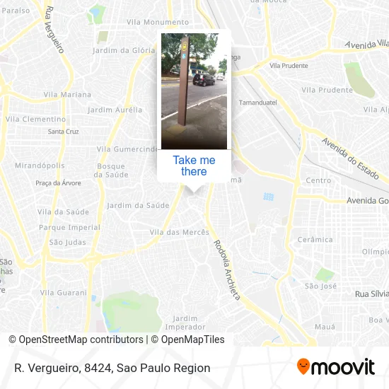 R. Vergueiro, 8424 map