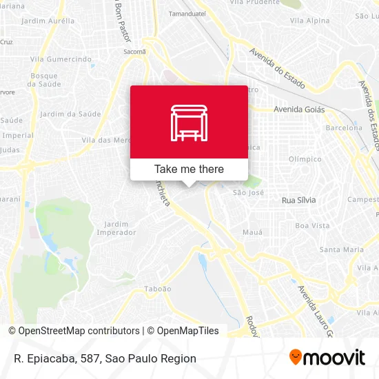 R. Epiacaba, 587 map