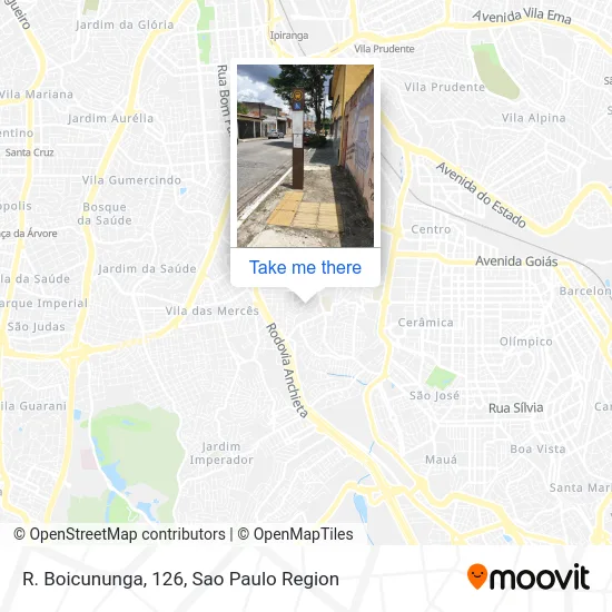 R. Boicununga, 126 map