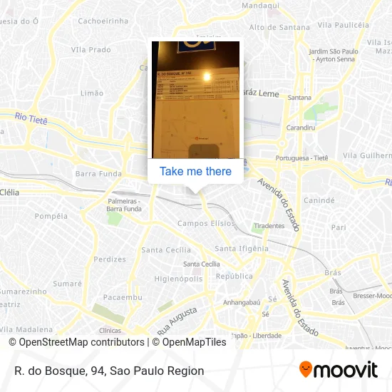 R. do Bosque, 94 map