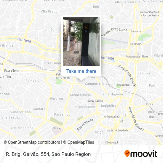 R. Brig. Galvão, 554 map