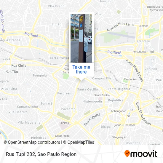 Rua Tupi 232 map
