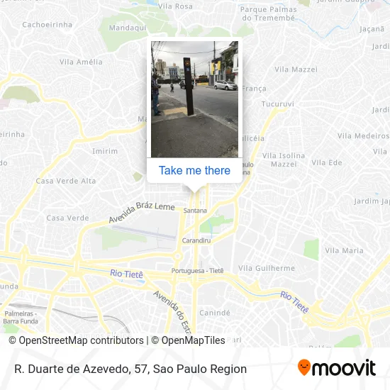 R. Duarte de Azevedo, 57 map