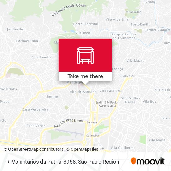 R. Voluntários da Pátria, 3958 map
