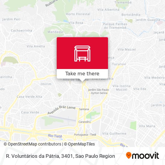R. Voluntários da Pátria, 3401 map