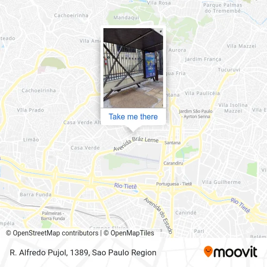 R. Alfredo Pujol, 1389 map