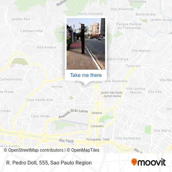 R. Pedro Doll, 555 map