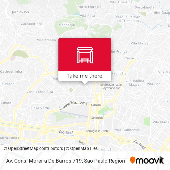 Av. Cons. Moreira De Barros 719 map
