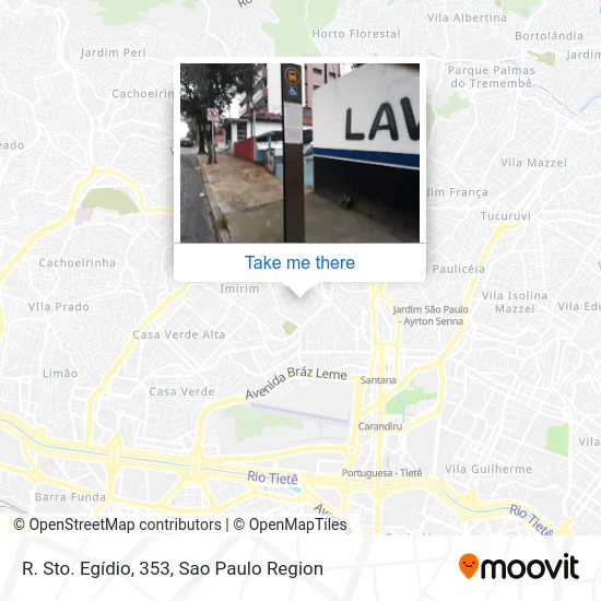 R. Sto. Egídio, 353 map