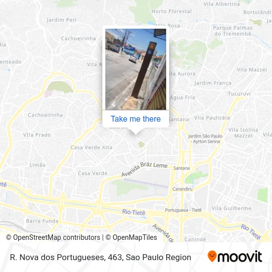 R. Nova dos Portugueses, 463 map