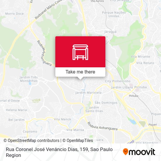 Rua Coronel José Venâncio Dias, 159 map