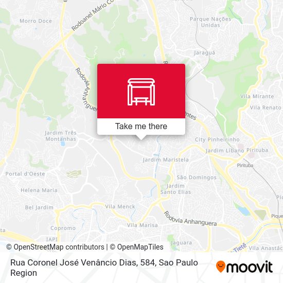 Rua Coronel José Venâncio Dias, 584 map