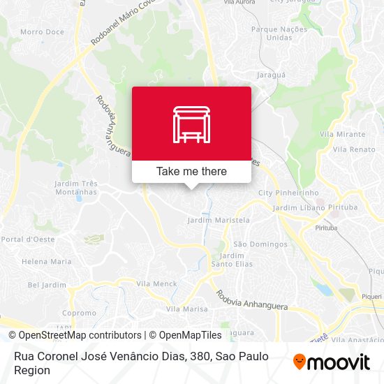 Rua Coronel José Venâncio Dias, 380 map
