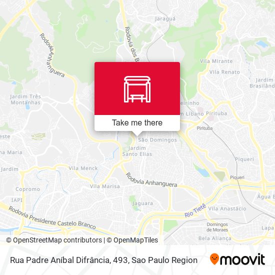 Rua Padre Aníbal Difrância, 493 map