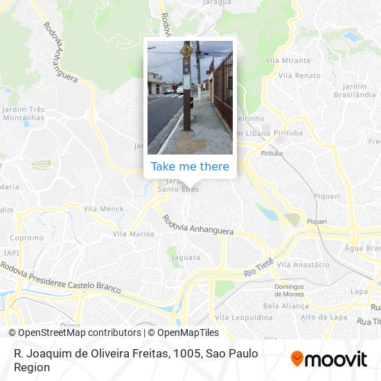 R. Joaquim de Oliveira Freitas, 1005 map