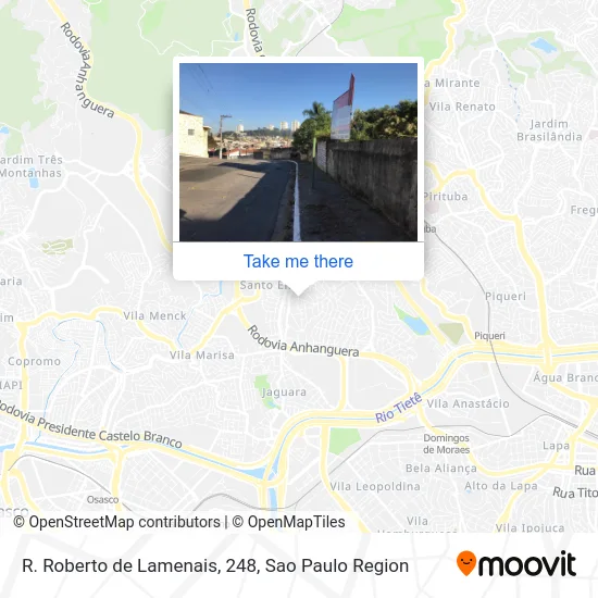 R. Roberto de Lamenais, 248 map