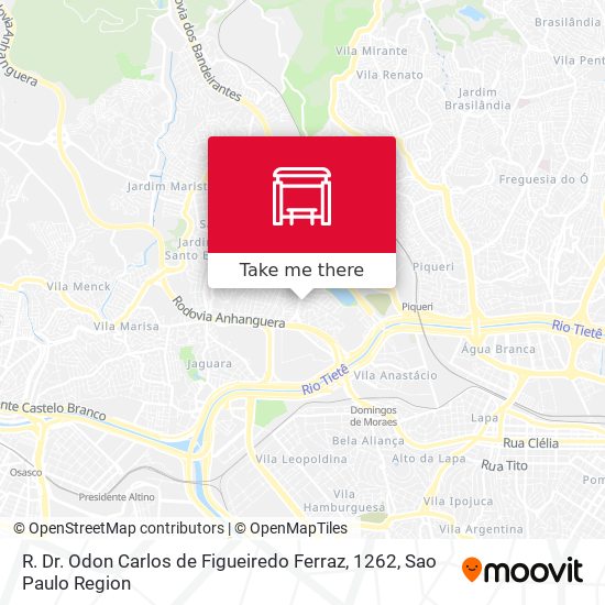 R. Dr. Odon Carlos de Figueiredo Ferraz, 1262 map