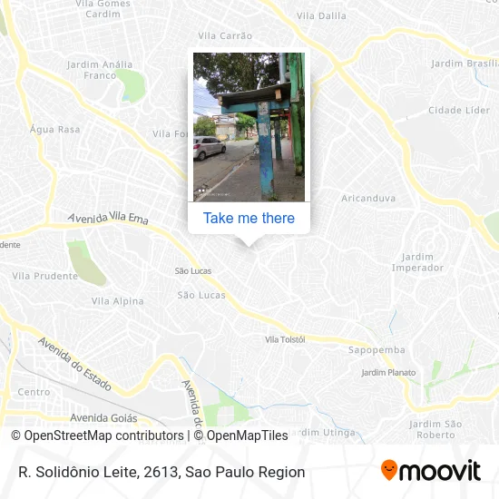 R. Solidônio Leite, 2613 map
