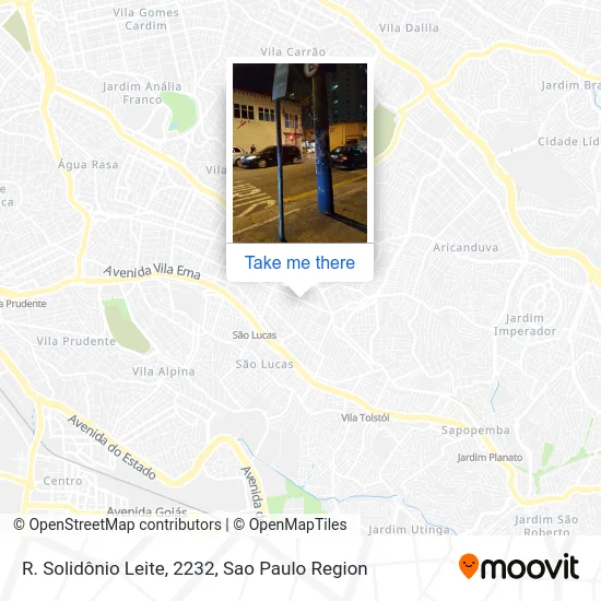 R. Solidônio Leite, 2232 map