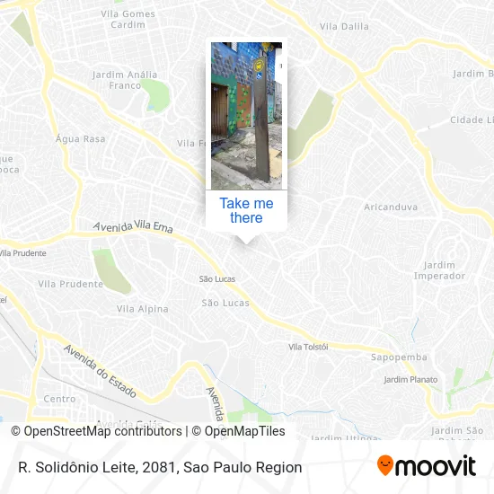 R. Solidônio Leite, 2081 map