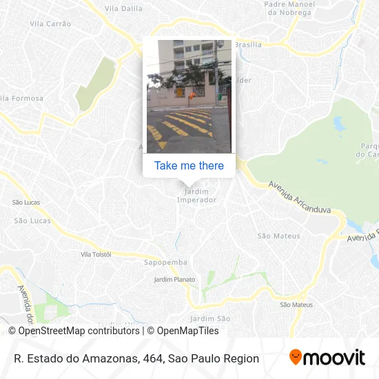 R. Estado do Amazonas, 464 map