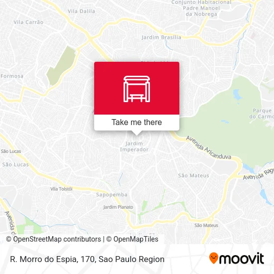 R. Morro do Espia, 170 map