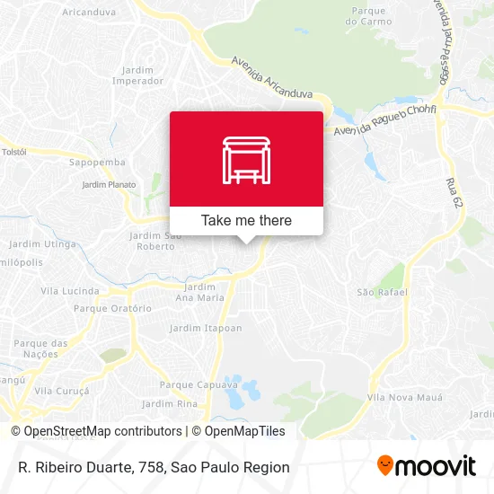 R. Ribeiro Duarte, 758 map