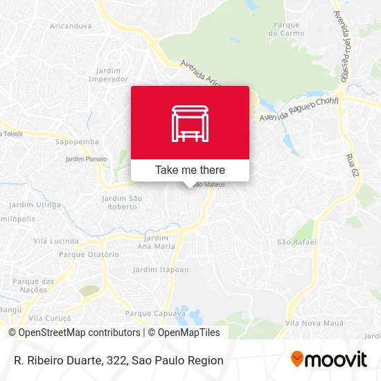 R. Ribeiro Duarte, 322 map