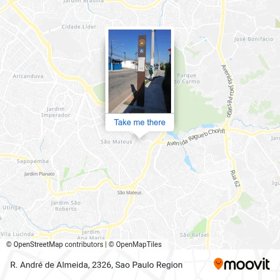 R. André de Almeida, 2326 map