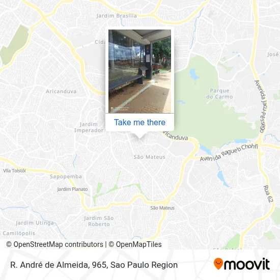 R. André de Almeida, 965 map